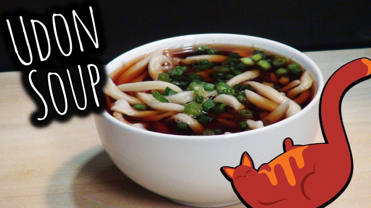 Vegan Udon Soup | Homemade Japanese Soup | Fresh Noodles