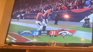 @Chargers vs @broncos outro on CBS