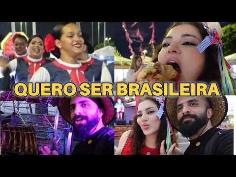 Foreigners at the June Festival: food, dancing, and lots of surprises in Brazil! 🌽🎉