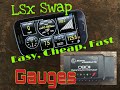 LSx Swap Gauges Simple, Easy, Cheap & Code Reader OBDII -Check Engine Light DTC Bluetooth OBD2