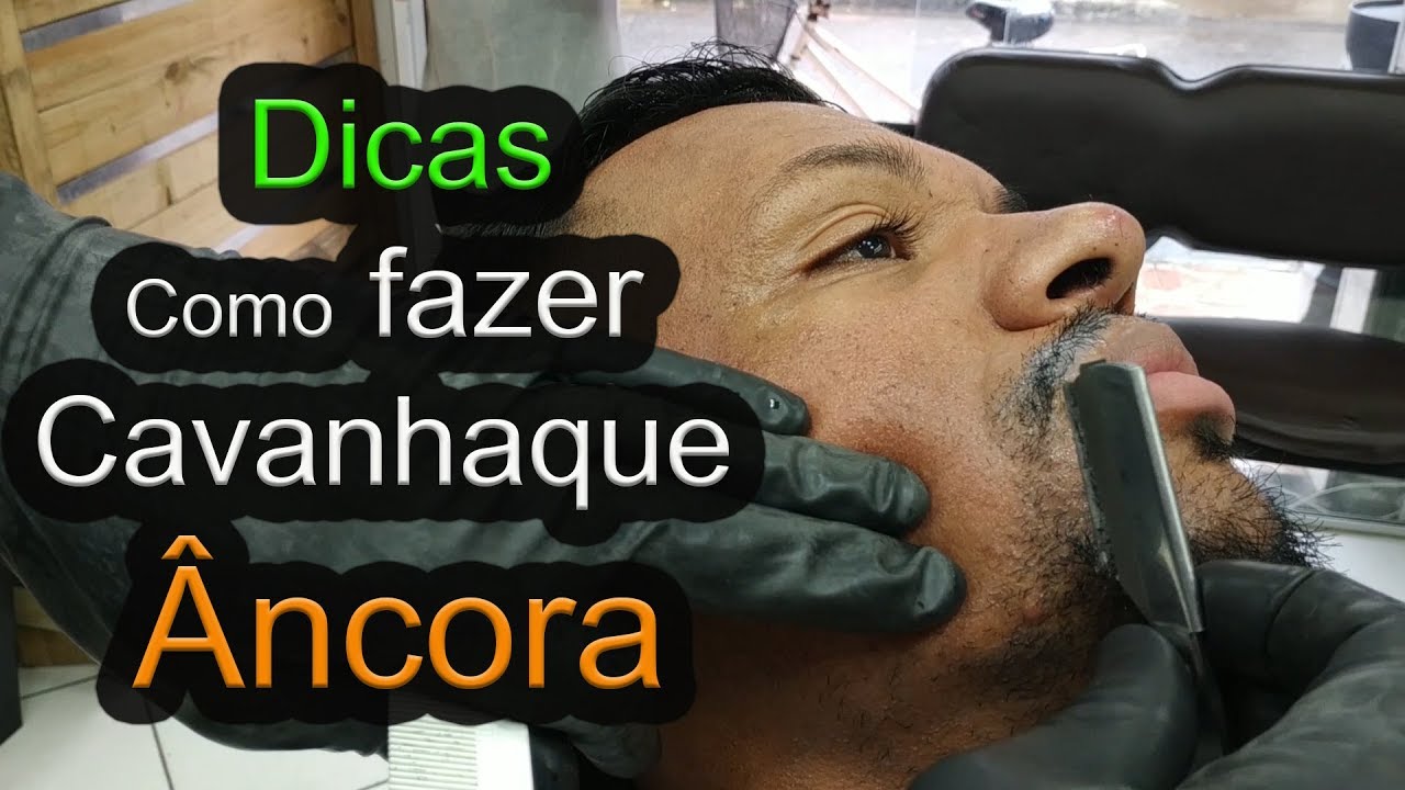 Como fazer Cavanhaque Âncora,Dicas como fazer barba e bigode - YouTube
