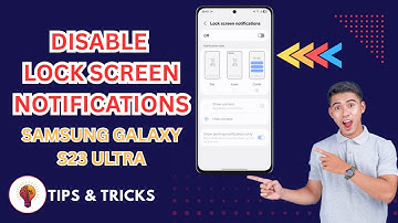 How To Disable Lock Screen Notifications On Samsung Galaxy S23 Ultra - Easy Guide!