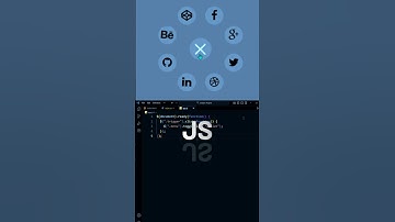 Radial Social Media Menu | HTML CSS & JS | #shorts