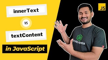 Difference between innerText and textContent in JavaScript | The Complete JavaScript Course | Ep.53