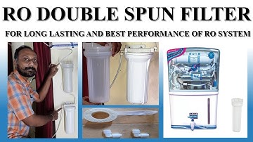 RO DOUBLE SPUN FILTER FIXING | L TYPE WATER PIPE CONNECTOR REPLACING