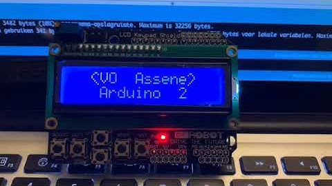 Het Perspectief: Resultaat van een oefening in de 2e les Arduino in Assenede!