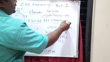 CNC Programming chamfer formula