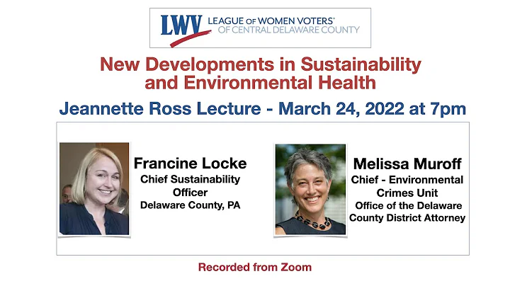 New Developments in Sustainability and Environment...