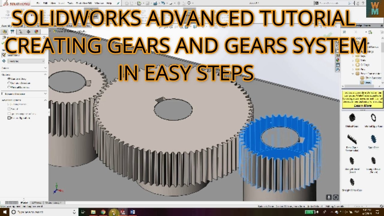 gear assembly solidworks download