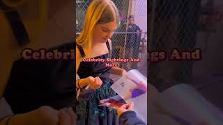Mia Talerico of Good Luck Charlie signs autographs in Los Angeles