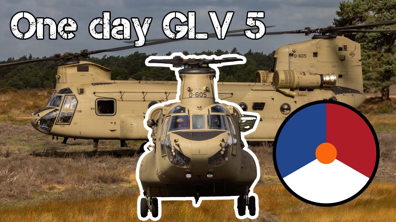 One day in the GLV 5 / CH-47F Chinook and Cougar AS532 U2 / Royal Netherlands Air Force (RNLAF)