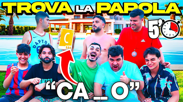 ⏱️ TROVA la PAROLA in 5 SECONDI con ANDREA! 😂 Nuovo Quiz in VILLA 🏡