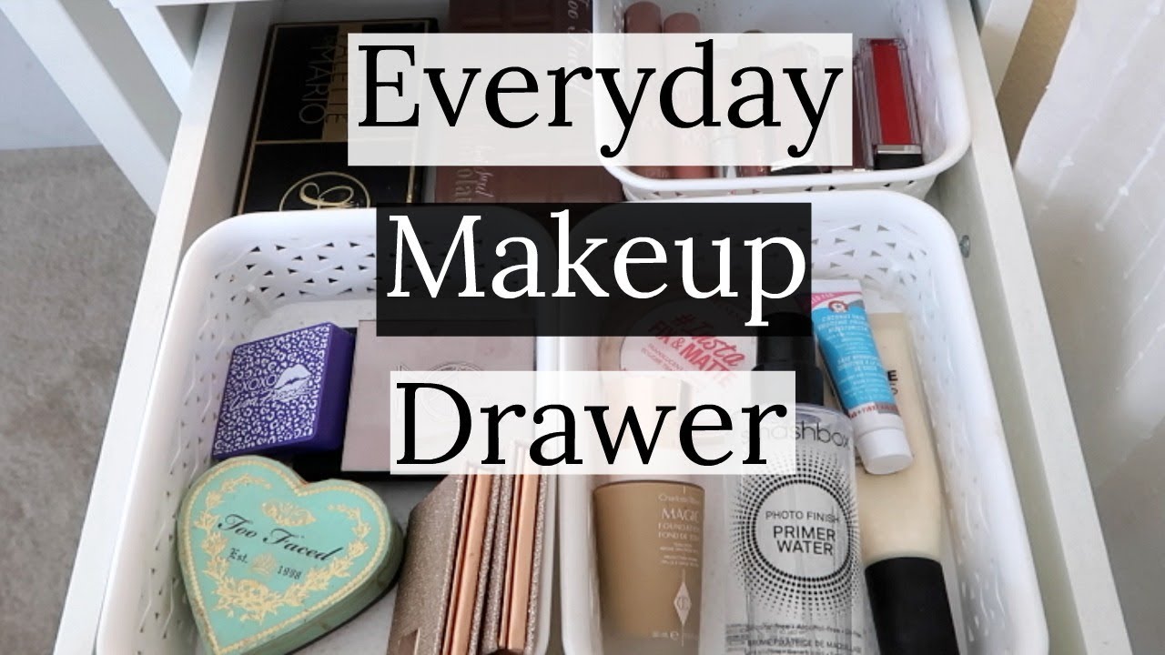 Everyday Makeup Drawer February 2018