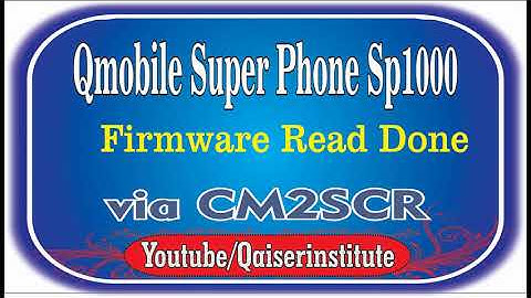 Qmobile Super Phone SP1000 Firmaware Read Done By Qaiserinstitute
