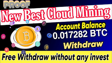 Latest Multicoin Cloud mining 2023 | free bitcoin mining site 2023 | #Bitcoin Cloud Mining