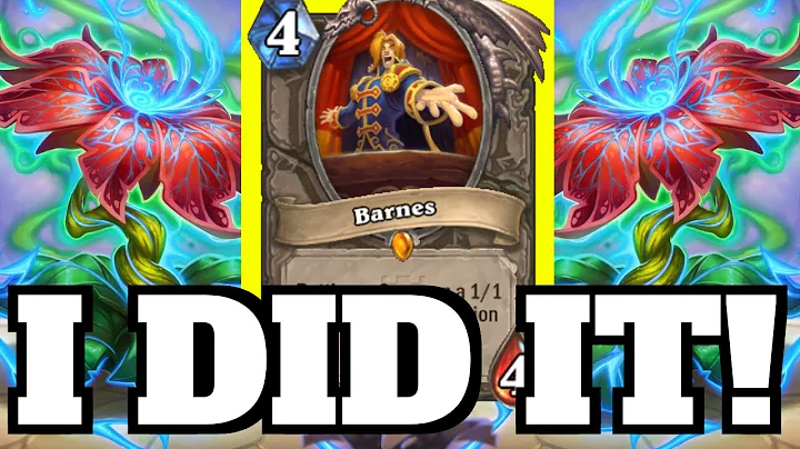 TURN 1 OTK! I DID IT! Lightning Bloom Barnes Kael'thas Combo! | Hearthstone
