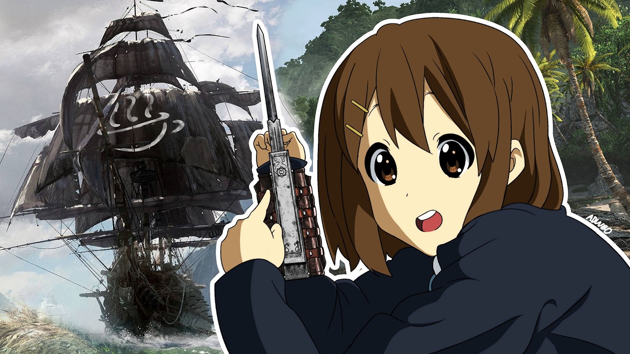 K-ON! Yui Hirasawa in Assassin's Creed Black Flag Mod