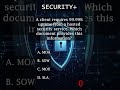 Practice daily 📚 #SecurityPlus #Cybersecurity #ExamPrep #ITCert #Quiz