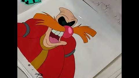 Sonic Animation Cels