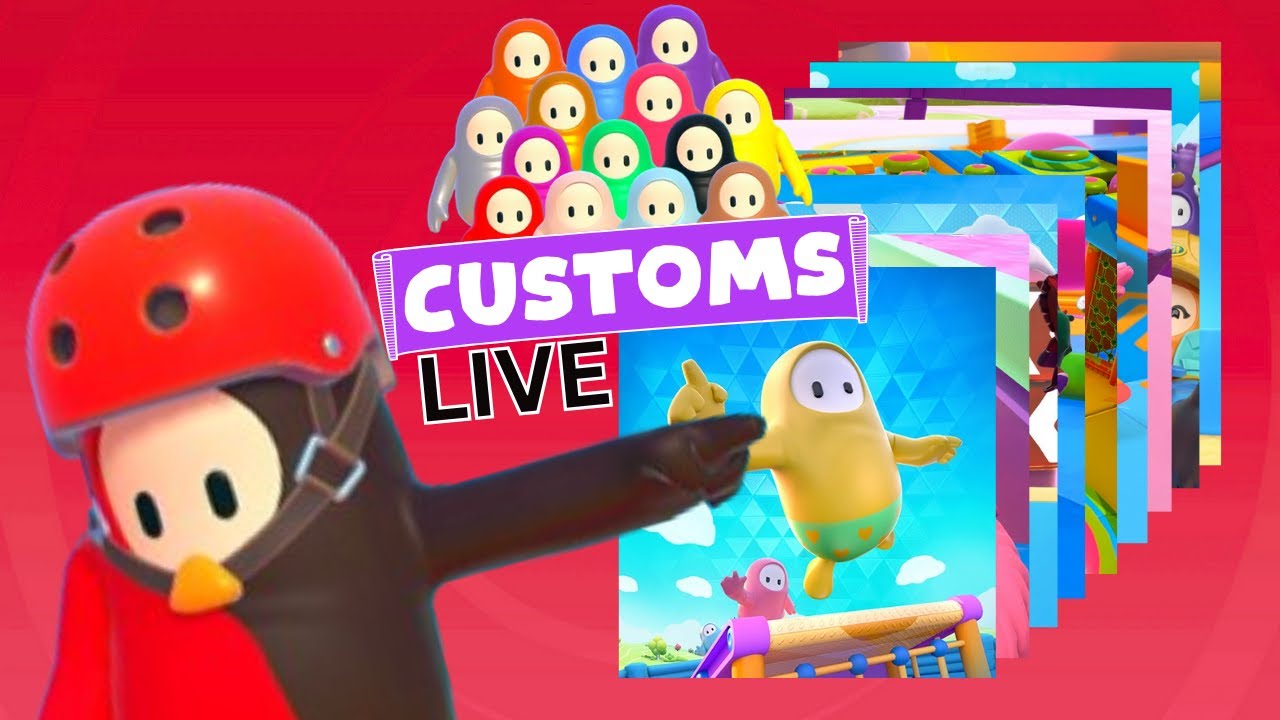 FALL GUYS LIVE CUSTOM GAMES RIGHT NOW 🔴