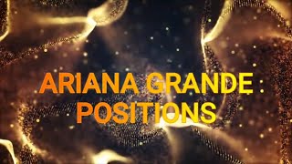 Ariana Grande - POSITIONS (Karaoke Version)