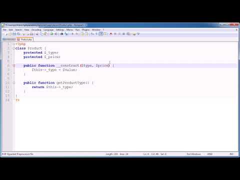 PHP OOP 226 Constructor Method
