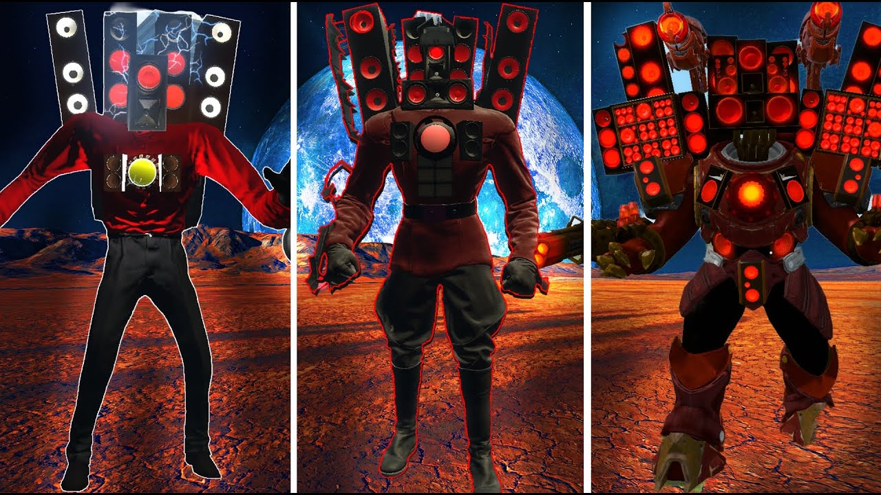 NEW SIZE COMPARISON ULTRA SPEAKER BOSS VS EVOLUTION SPEAKERMAN TITAN In Garry's Mod!