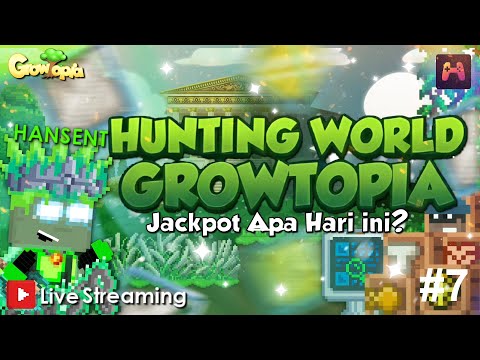 ADA CRYSTAL GLAIVE DI WORLD BEKAS GIFT!  HUNTING WORLD 179DAYS I GROWTOPIA #7