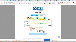 How to get onto Lexia -core 5