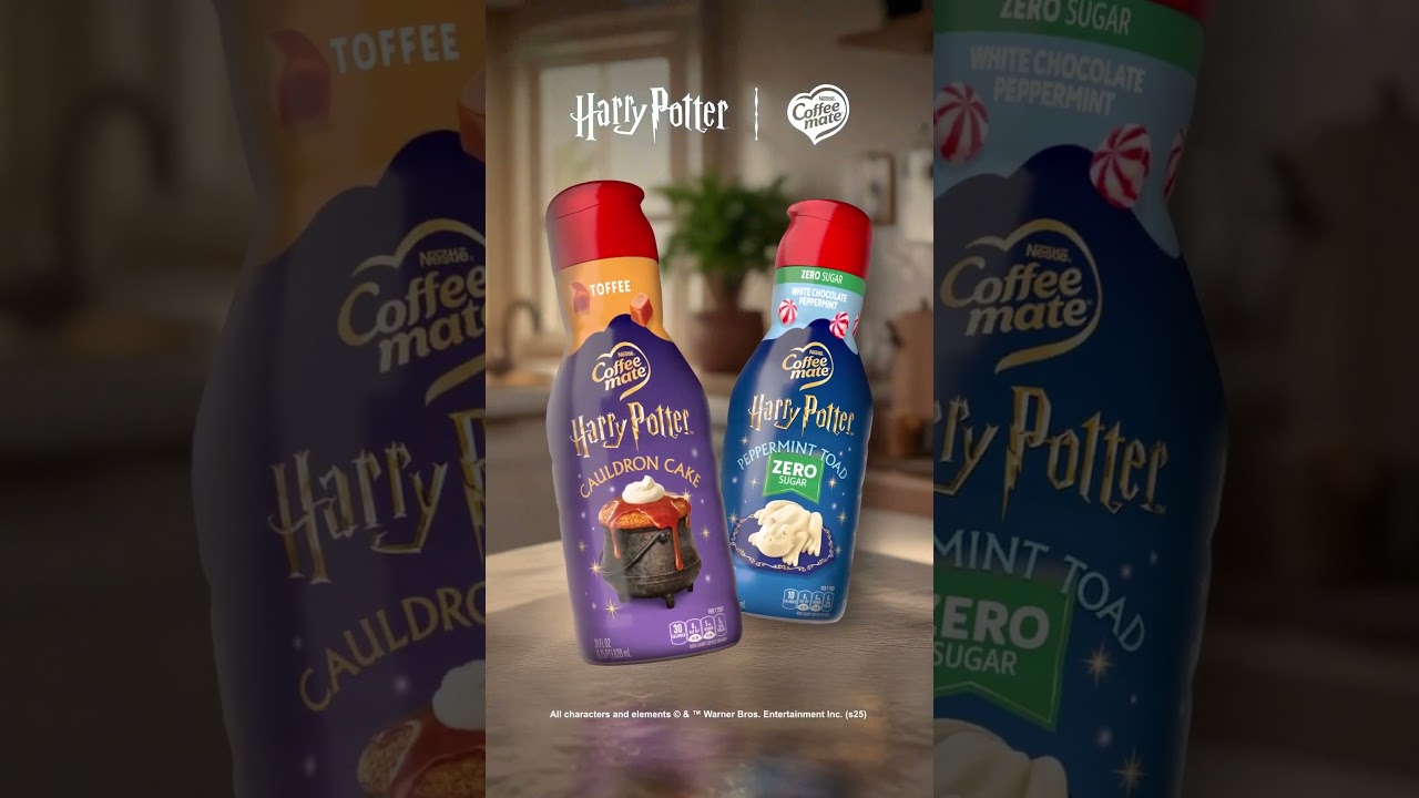 NEW Coffee mate flavors inspired by Harry Potter have arrived