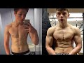 My 2 Year Body Transformation- Skinny Fat to Ripped! Teenage Gym Physique