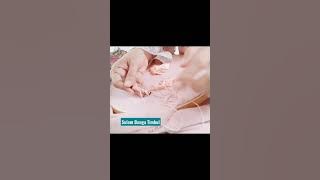 Hand Embroidery Rose flowers|Cara Sulam Benang untuk Pemula|Embroidery Flowers #shorts