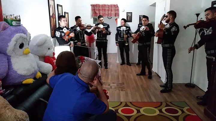 Serenata sorpresa de cumpleaños a mi esposa