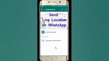 how to send live location on WhatsApp | Whatsapp live location | share live location on WhatsApp