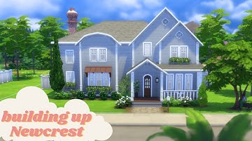 building up newcrest pt. 10   #speedbuild #sims4 #simsbuild #thesims4