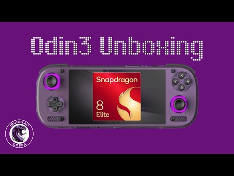 AYN Odin 3 (Clear Purple Max) Quick Unboxing/First Impressions