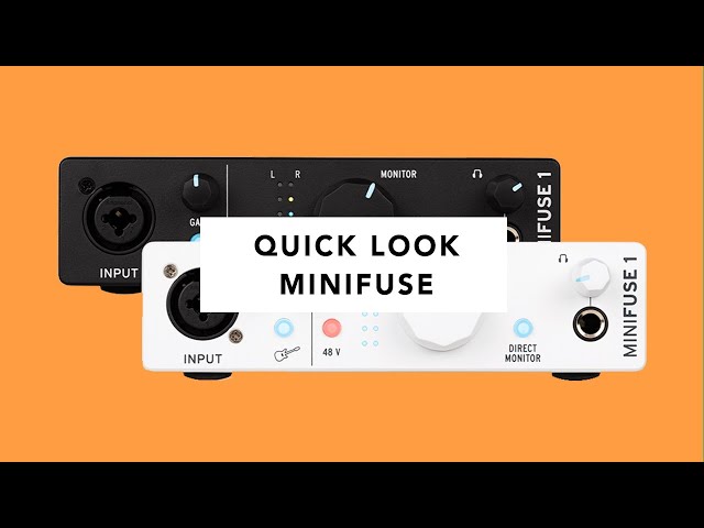 Arturia MiniFuse 1 & 2 Audio Interface – Quick Look