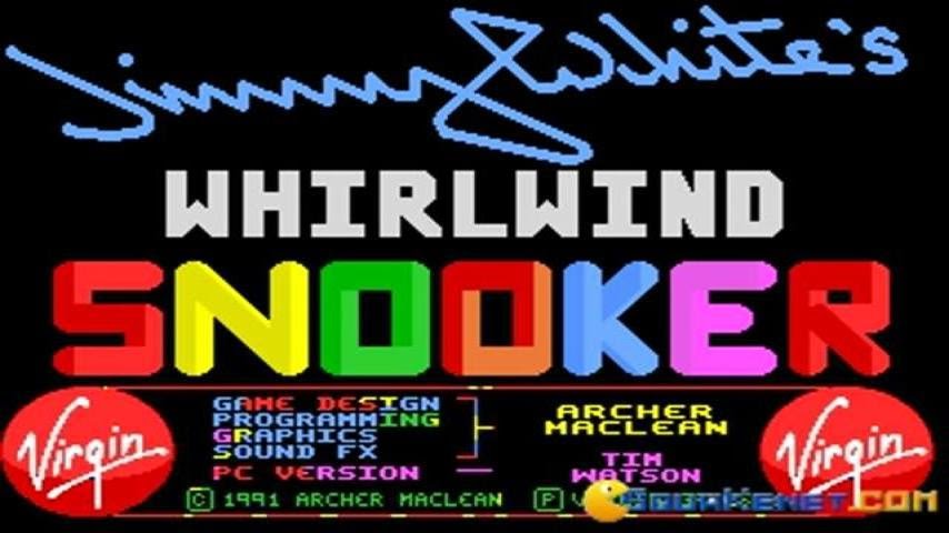 White Whirlwind. Jimmy White's Whirlwind Snooker Sega. Virgin interactive