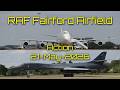 RAF Fairford B-1B Lancer Action, U-2S Dragon Lady Circuits &amp; US Boeing 747 Cargo Arrival 21-May-26