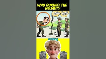 Who Burned The Helmet⛑️? #riddles#quiz #riddle #riddlechallenge #quizzes #memes #funny #meme