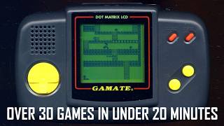 Over 30 Bit Corporation Gamate Games In Under 20 Minutes