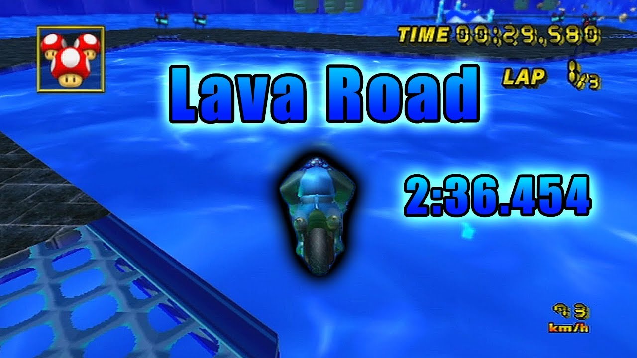 【MKW CT WR】 Lava Road - 