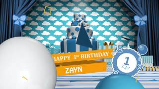 Zayns 1st Birthday Trailor