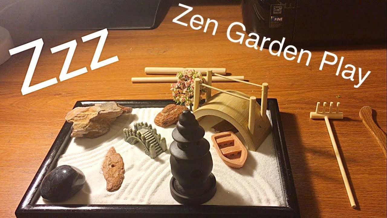 ASMR Hypnotizing Zen Garden Play (Satisfying)