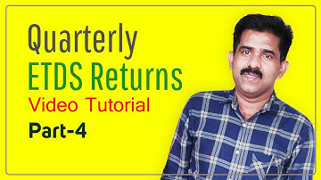 Quarterly ETDS   Part 4, How to fill Annexure II