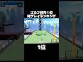 ホールインワンしか出さない世界1位のプレイが異次元すぎるwwww【マリオゴルフ】 #shorts #wiisports