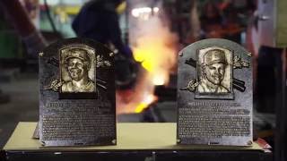 MLB Network: Making of the Griffey & Piazza National Baseball Hall of Fame plaques