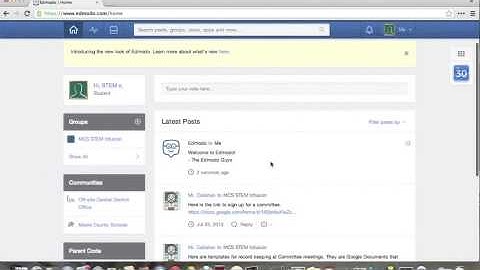 Edmodo Walkthrough Video