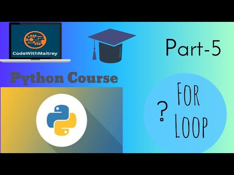 Python Tutorial In Hindi : Part 5 For loop