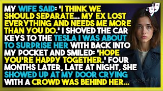 My Wife Left Me For Her Broke Exfour Months Later, My Smile And Her Tears Said Everything.